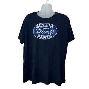 Old Navy Ford Motors Men's Size 2XL Short Sleeve Graphic Tee Shirt Size Blue